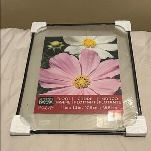 Studio Decor Sleek Black Float Frame - 11” x 14”